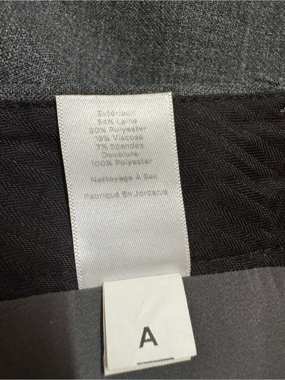 Talbots Heathered Charcoal Cropped Women’s Dress Pants. Size 10 - Picture 9 of 10